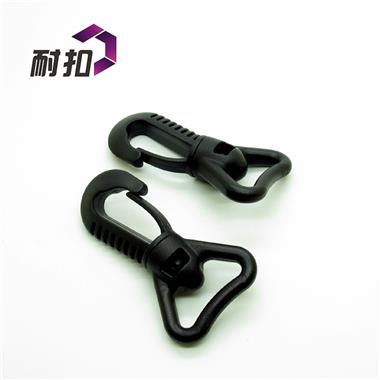 廠家直銷(xiāo)東莞耐扣勾扣塑料扣具箱包配件滿千包郵